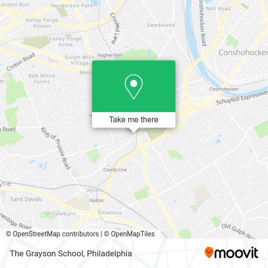 The Grayson School map