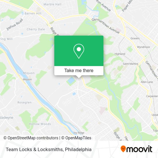 Mapa de Team Locks & Locksmiths
