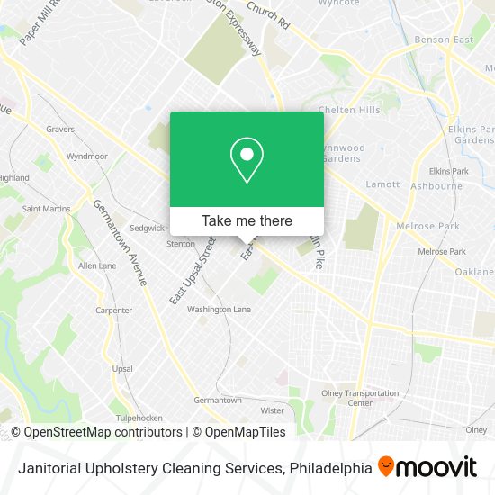 Mapa de Janitorial Upholstery Cleaning Services