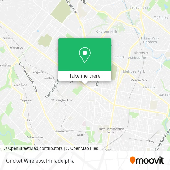 Cricket Wireless map