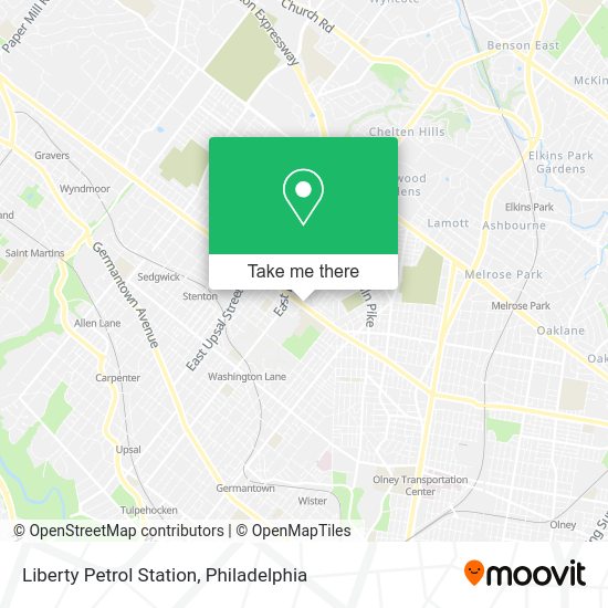 Liberty Petrol Station map