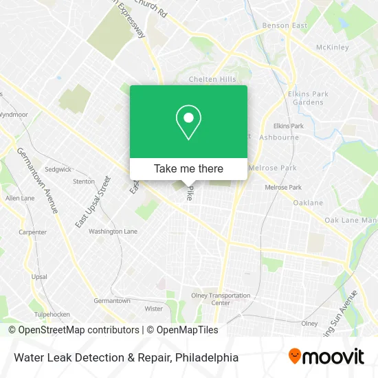 Water Leak Detection & Repair map