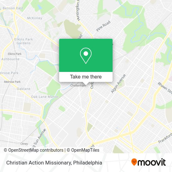 Mapa de Christian Action Missionary
