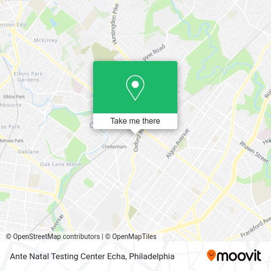 Ante Natal Testing Center Echa map