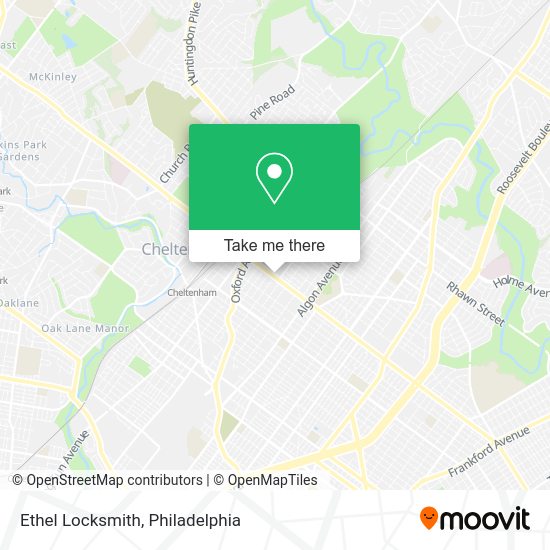 Mapa de Ethel Locksmith