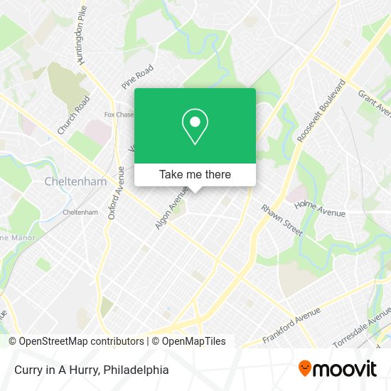 Curry in A Hurry map