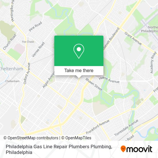 Mapa de Philadelphia Gas Line Repair Plumbers Plumbing