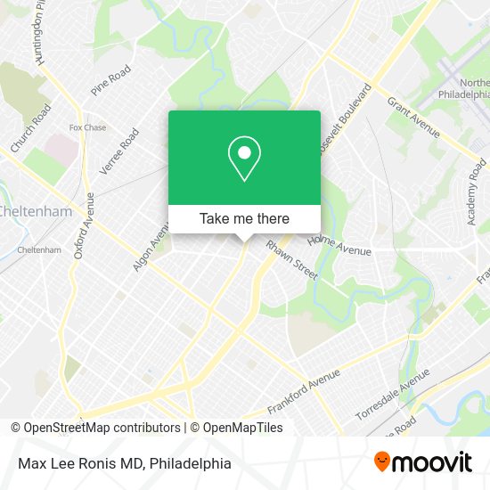 Mapa de Max Lee Ronis MD