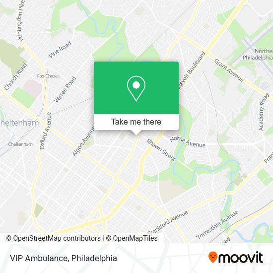 Mapa de VIP Ambulance