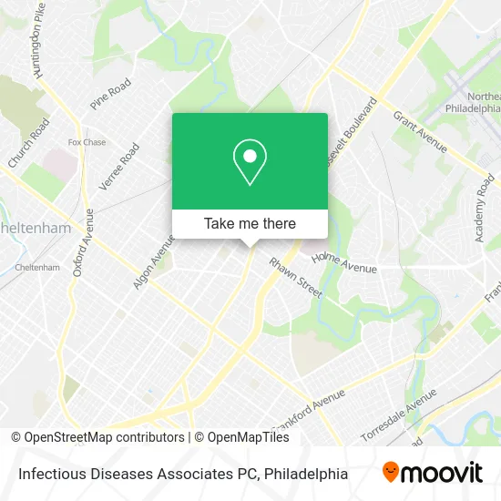 Infectious Diseases Associates PC map