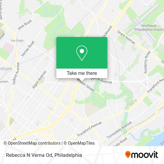 Rebecca N Verna Od map