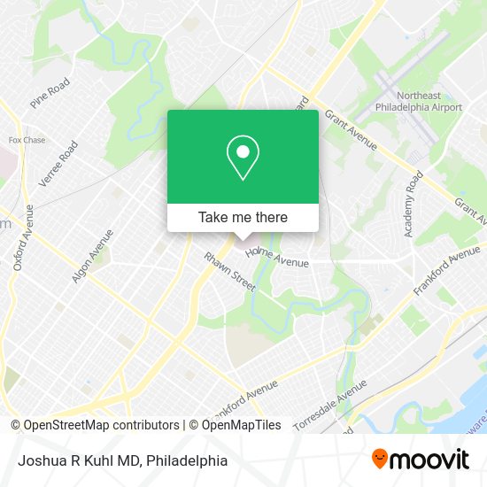 Joshua R Kuhl MD map