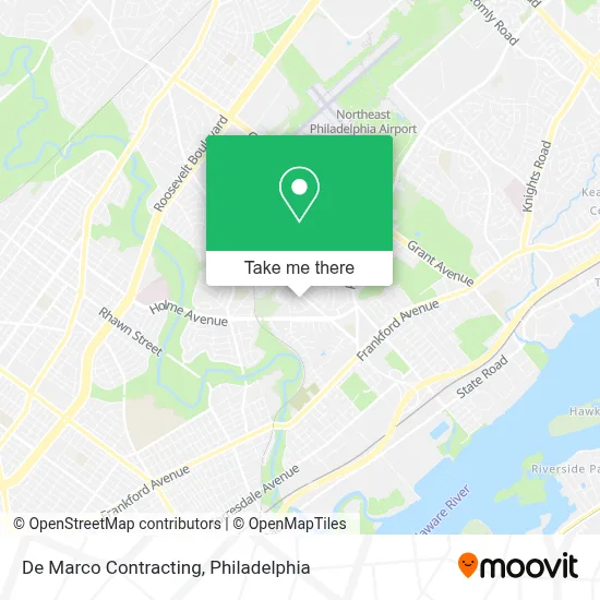 De Marco Contracting map