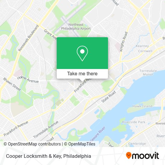 Cooper Locksmith & Key map