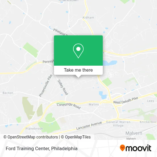 Ford Training Center map