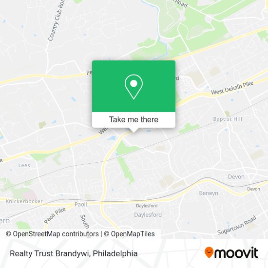 Mapa de Realty Trust Brandywi