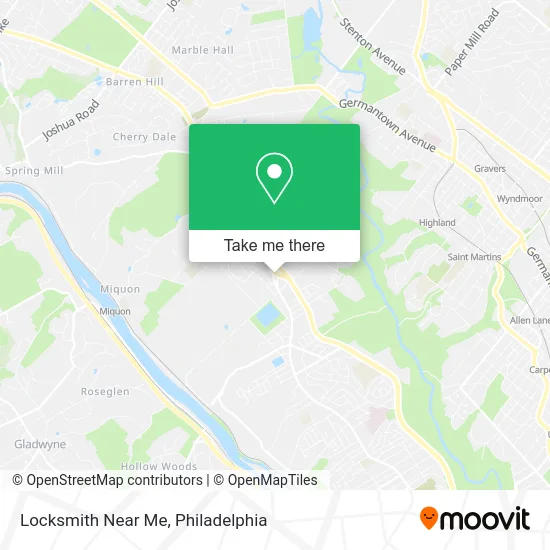 Locksmith Near Me map