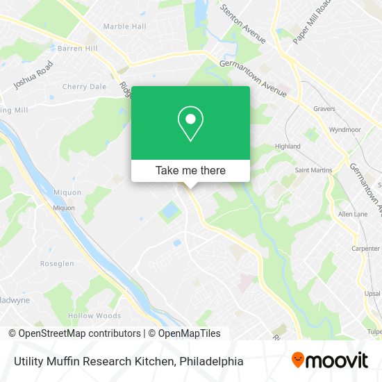 Utility Muffin Research Kitchen map