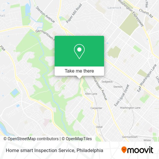 Mapa de Home smart Inspection Service