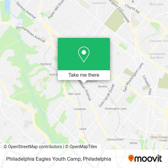 Philadelphia Eagles Youth Camp map