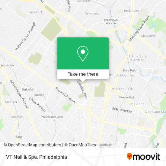 VT Nail & Spa map