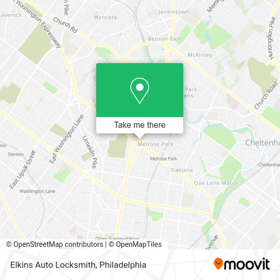 Elkins Auto Locksmith map