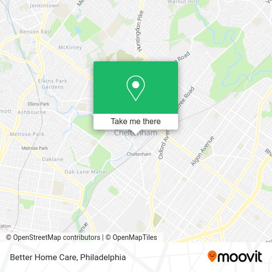 Mapa de Better Home Care
