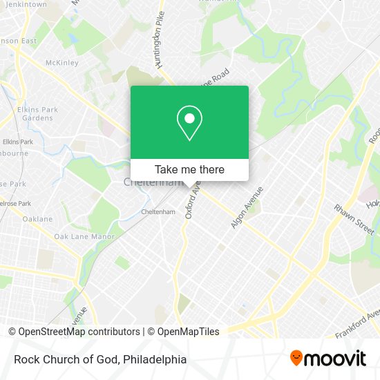 Rock Church of God map