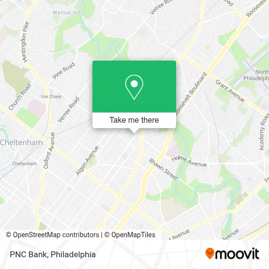 PNC Bank map