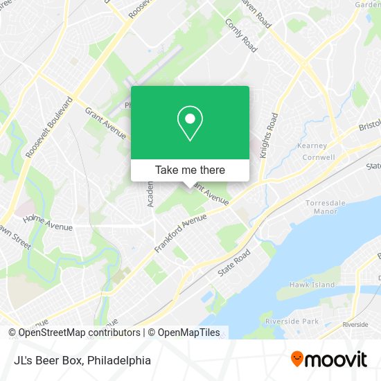 Mapa de JL's Beer Box