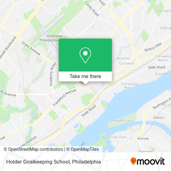 Mapa de Holder Goalkeeping School