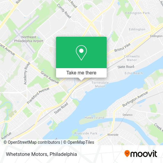 Whetstone Motors map