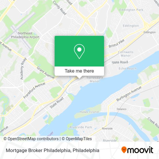 Mortgage Broker Philadelphia map