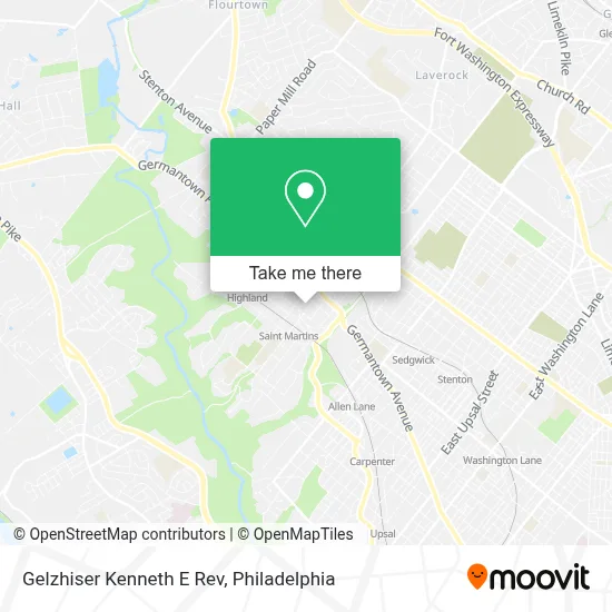 Gelzhiser Kenneth E Rev map