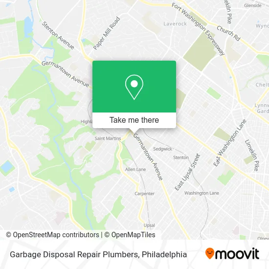 Mapa de Garbage Disposal Repair Plumbers