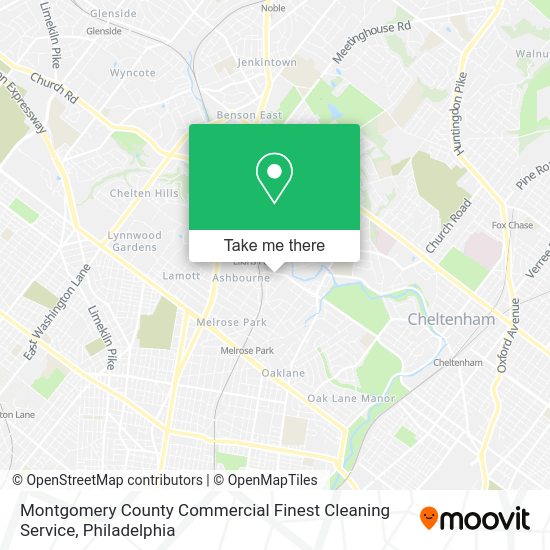 Montgomery County Commercial Finest Cleaning Service map
