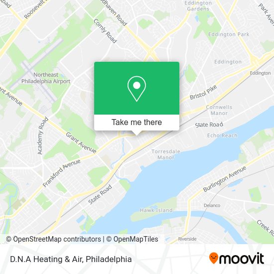 Mapa de D.N.A Heating & Air