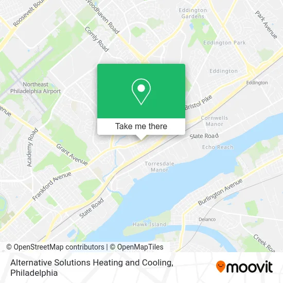 Alternative Solutions Heating and Cooling map