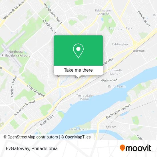 EvGateway map