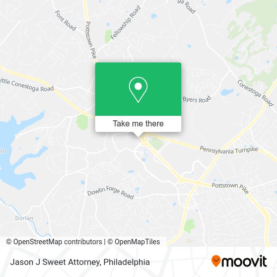 Mapa de Jason J Sweet Attorney