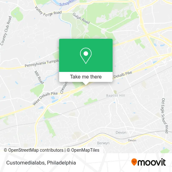 Mapa de Customedialabs