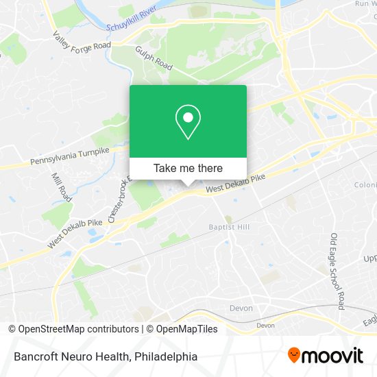 Bancroft Neuro Health map