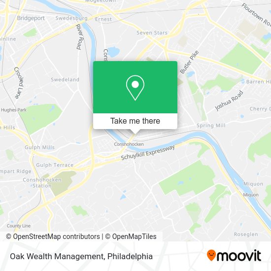Oak Wealth Management map