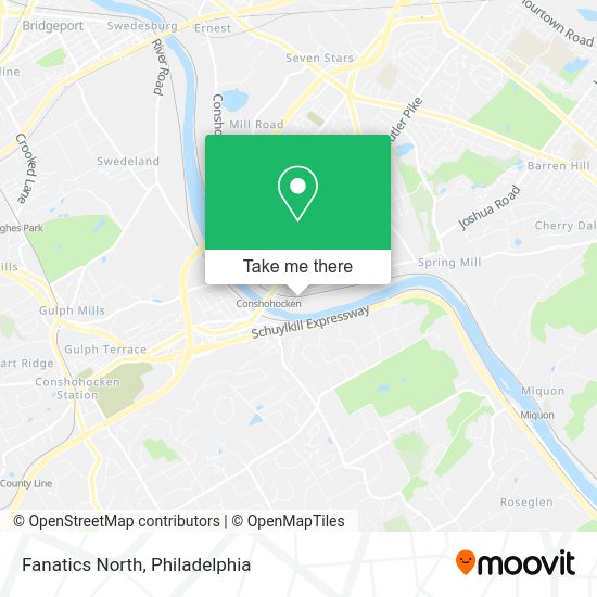 Mapa de Fanatics North