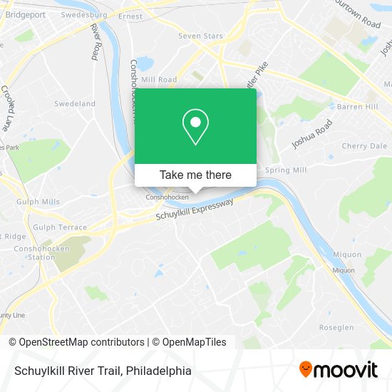 Schuylkill River Trail map