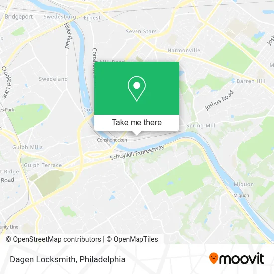 Dagen Locksmith map