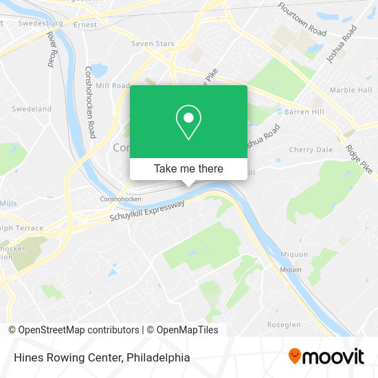 Hines Rowing Center map