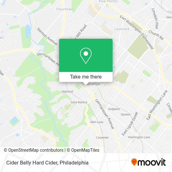 Cider Belly Hard Cider map