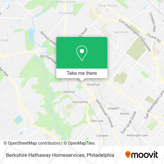 Mapa de Berkshire Hathaway Homeservices