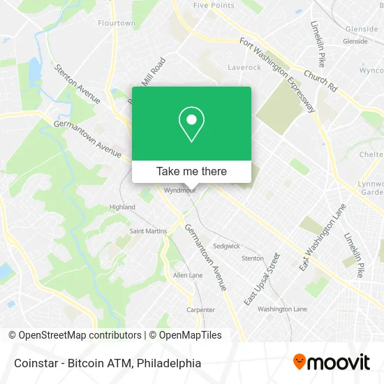 Coinstar - Bitcoin ATM map